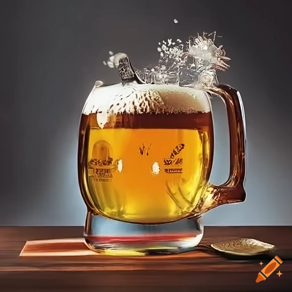 image of a tasty beer in a glass