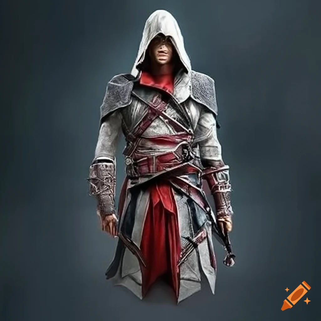 Ninja Assassin Creed Costume In Black And Red