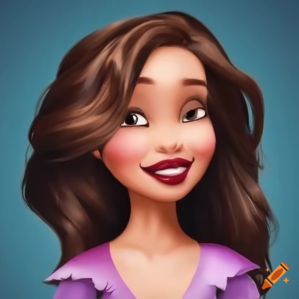 Adorable disney-style character named liliana on Craiyon