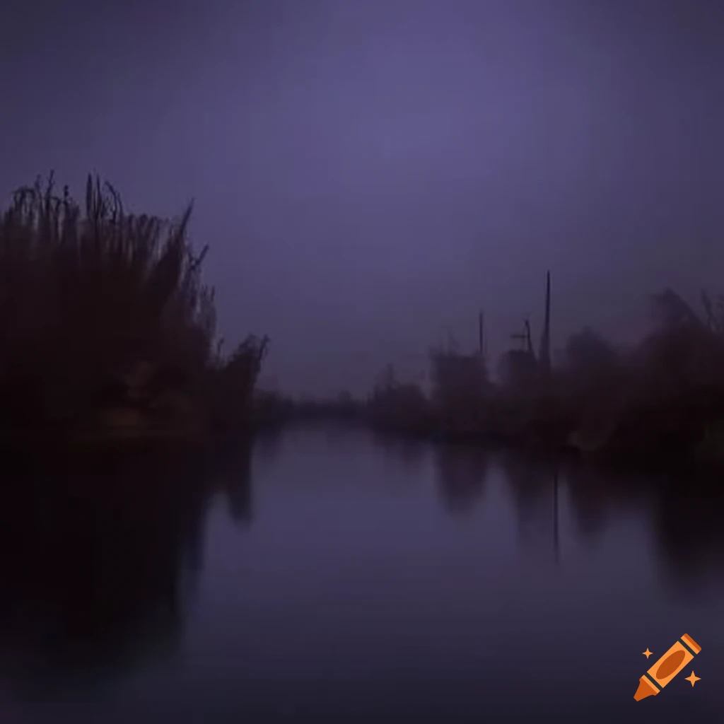 mysterious riverbank in Egypt