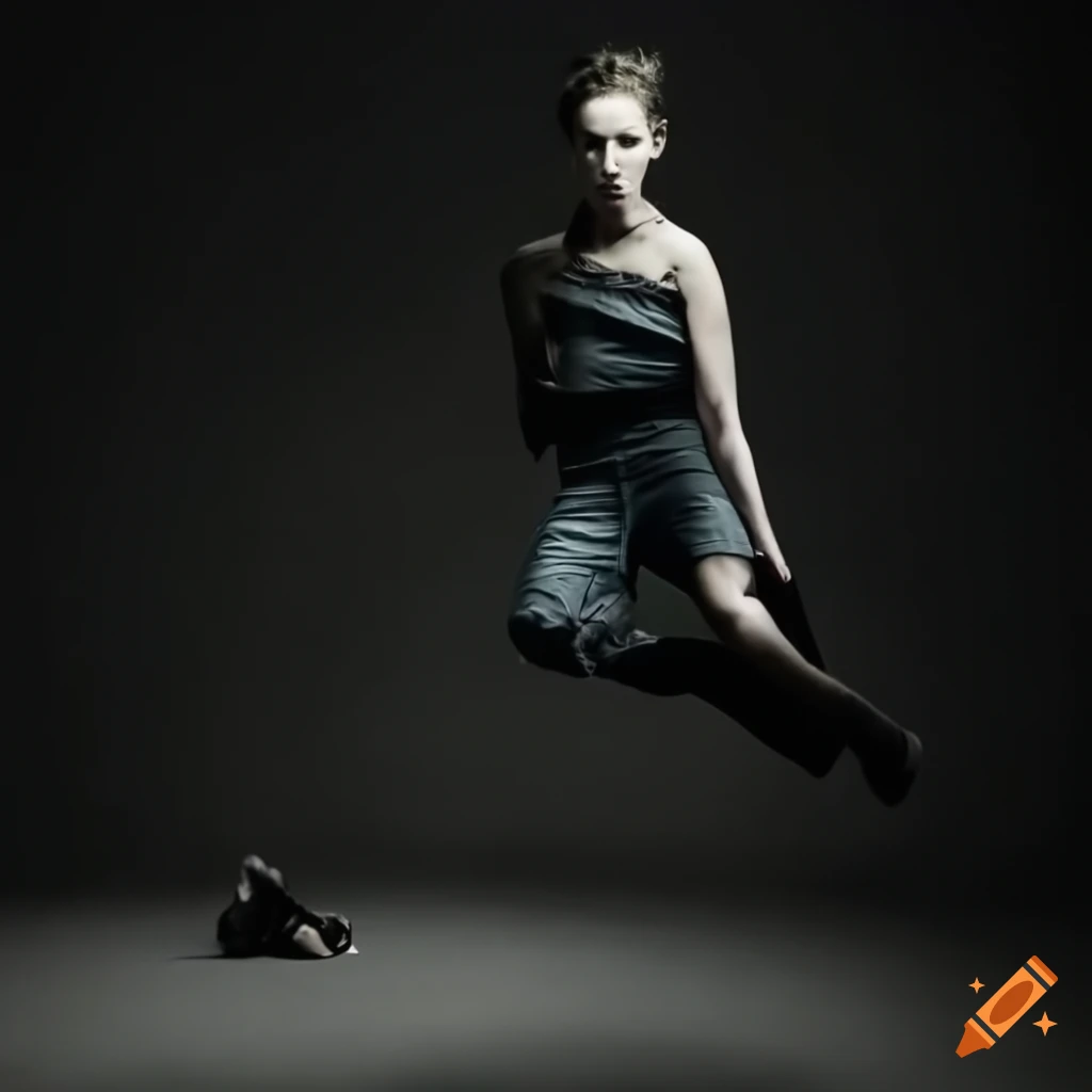 parkour athlete in action