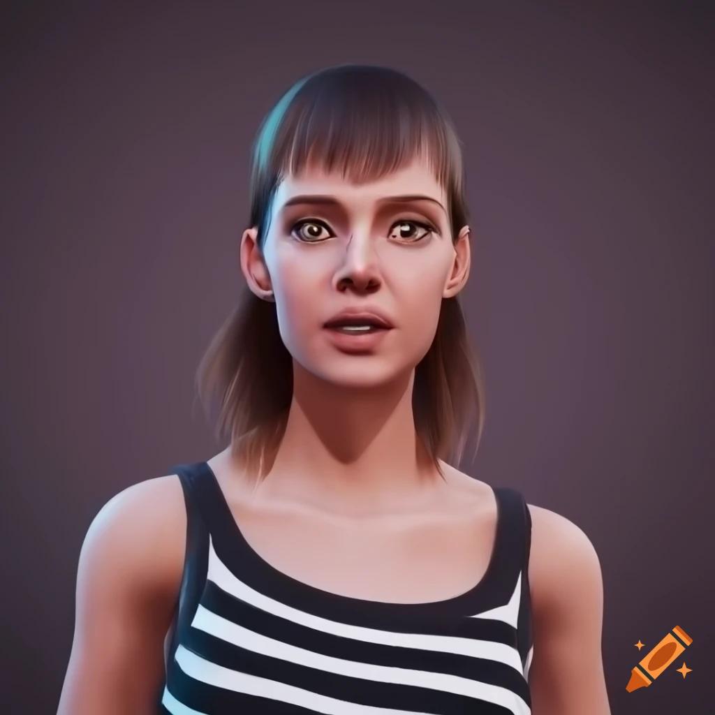 studio-portrait-of-a-happy-young-woman-with-short-brown-hair