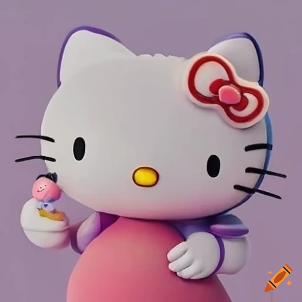 image of pregnant Hello Kitty