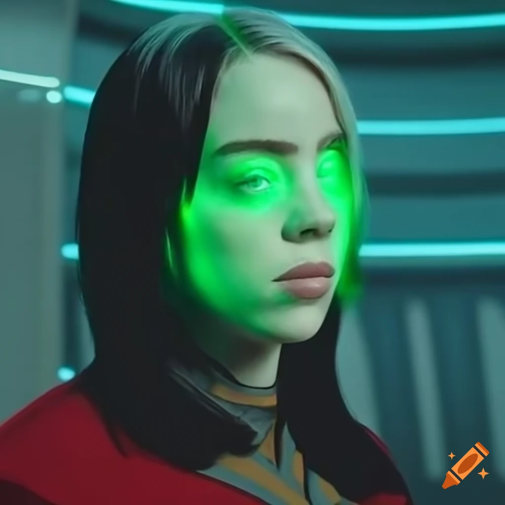 billie-eilish-as-a-doctor-in-a-futuristic-laboratory-on-craiyon