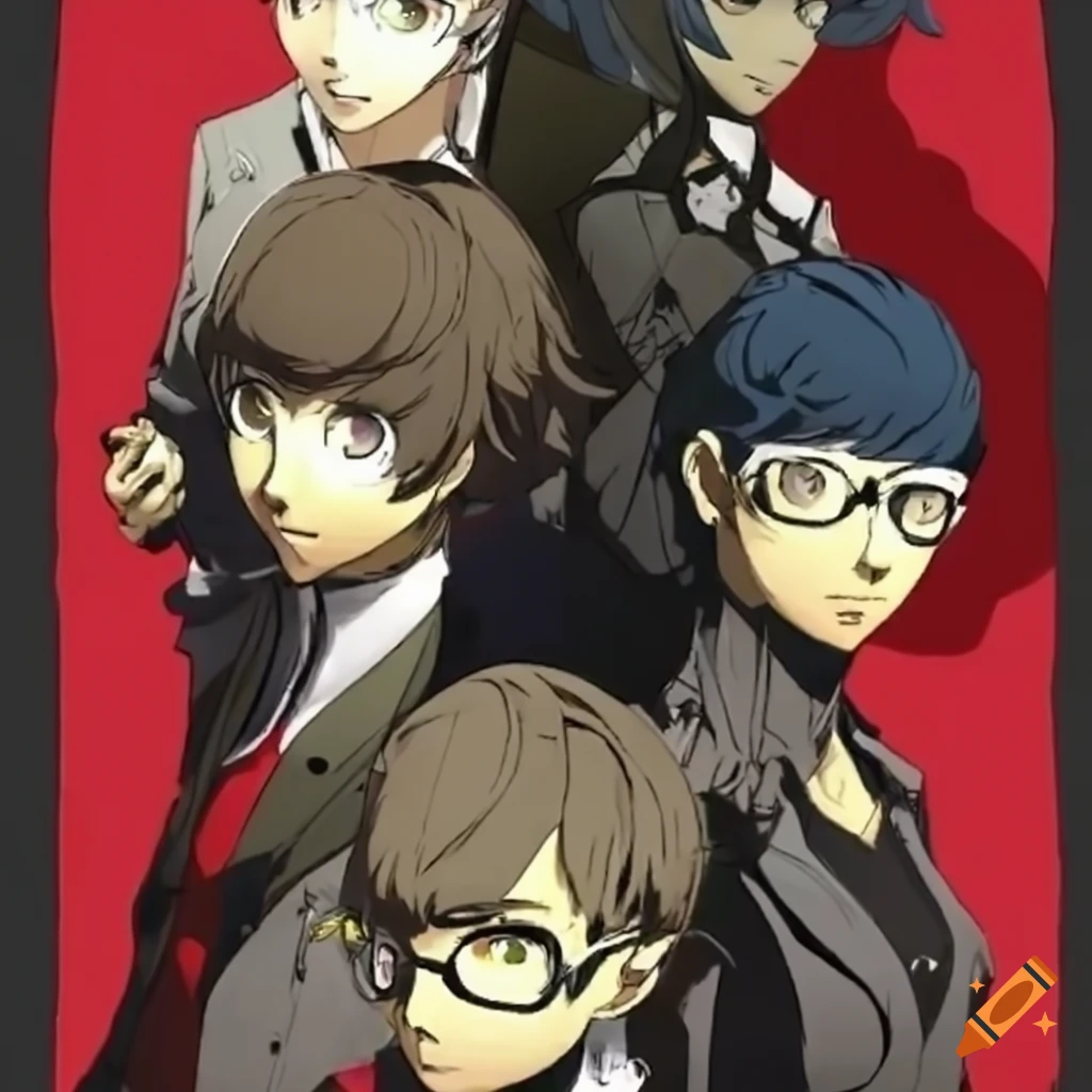 Cover art of persona 6 on Craiyon