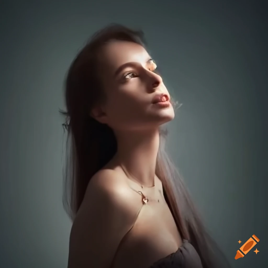 portrait of a wise and serene woman