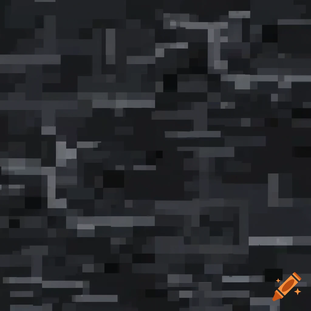 Pixel art black and dark grey marble banner on Craiyon