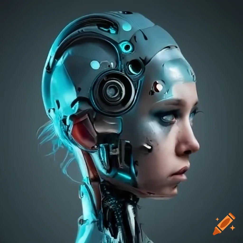 concept of a futuristic cyborg