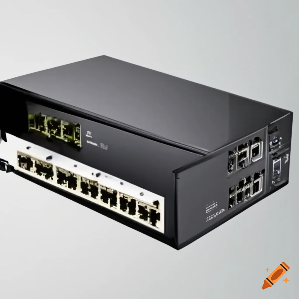 Illustration of mastering server switch on Craiyon
