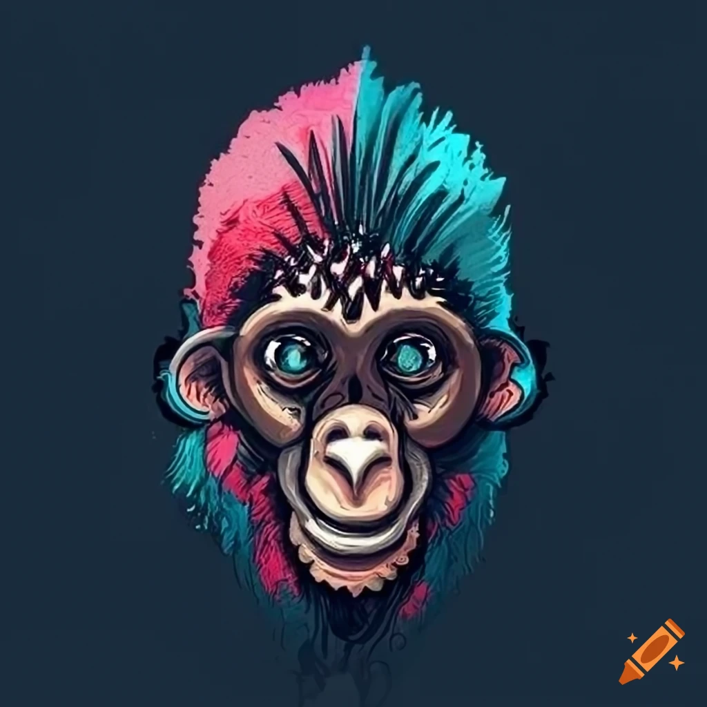 Logo for the howler monkeys band