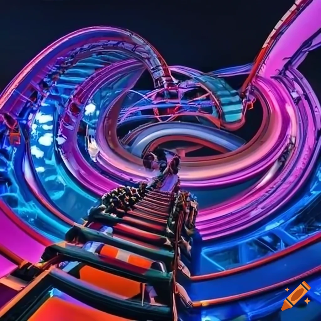 Velocity vortex rollercoaster on Craiyon
