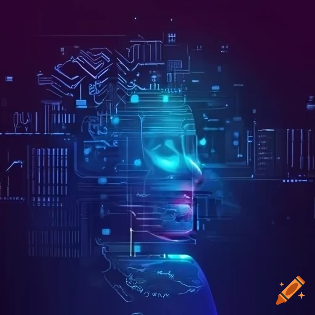 Empowerment technology background on craiyon