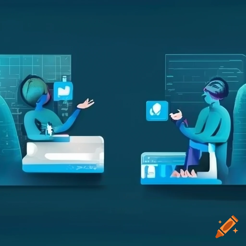 Creative illustration for a linkedin post about python programming on ...