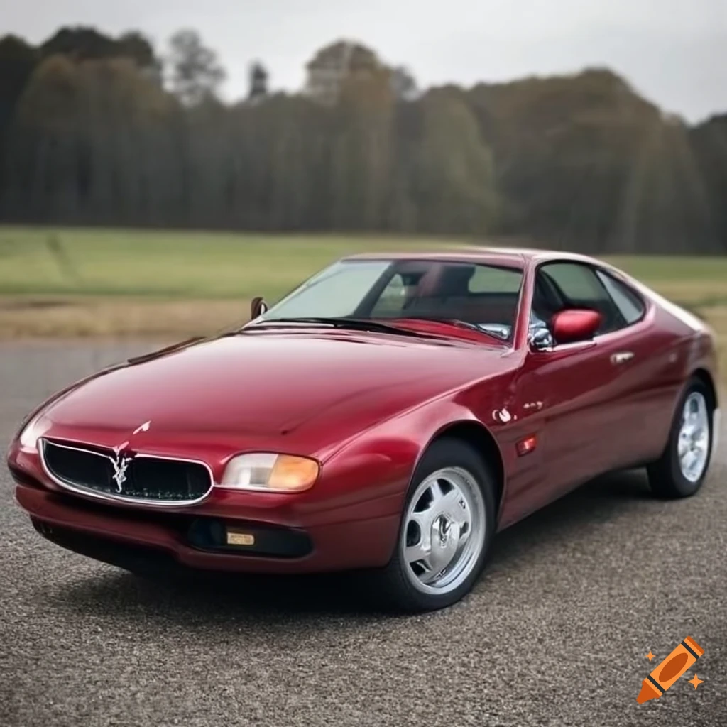Maserati zagato coupe from 1996 on craiyon