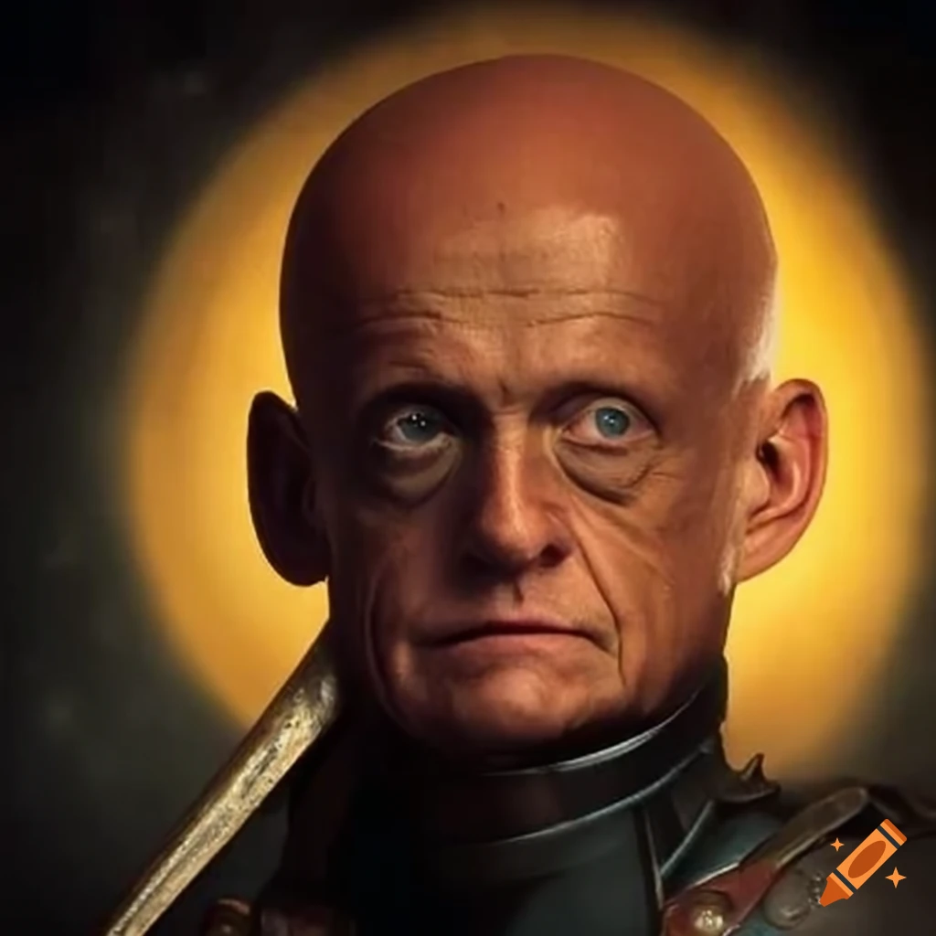 Pierluigi collina in priest costume with scale armor on Craiyon