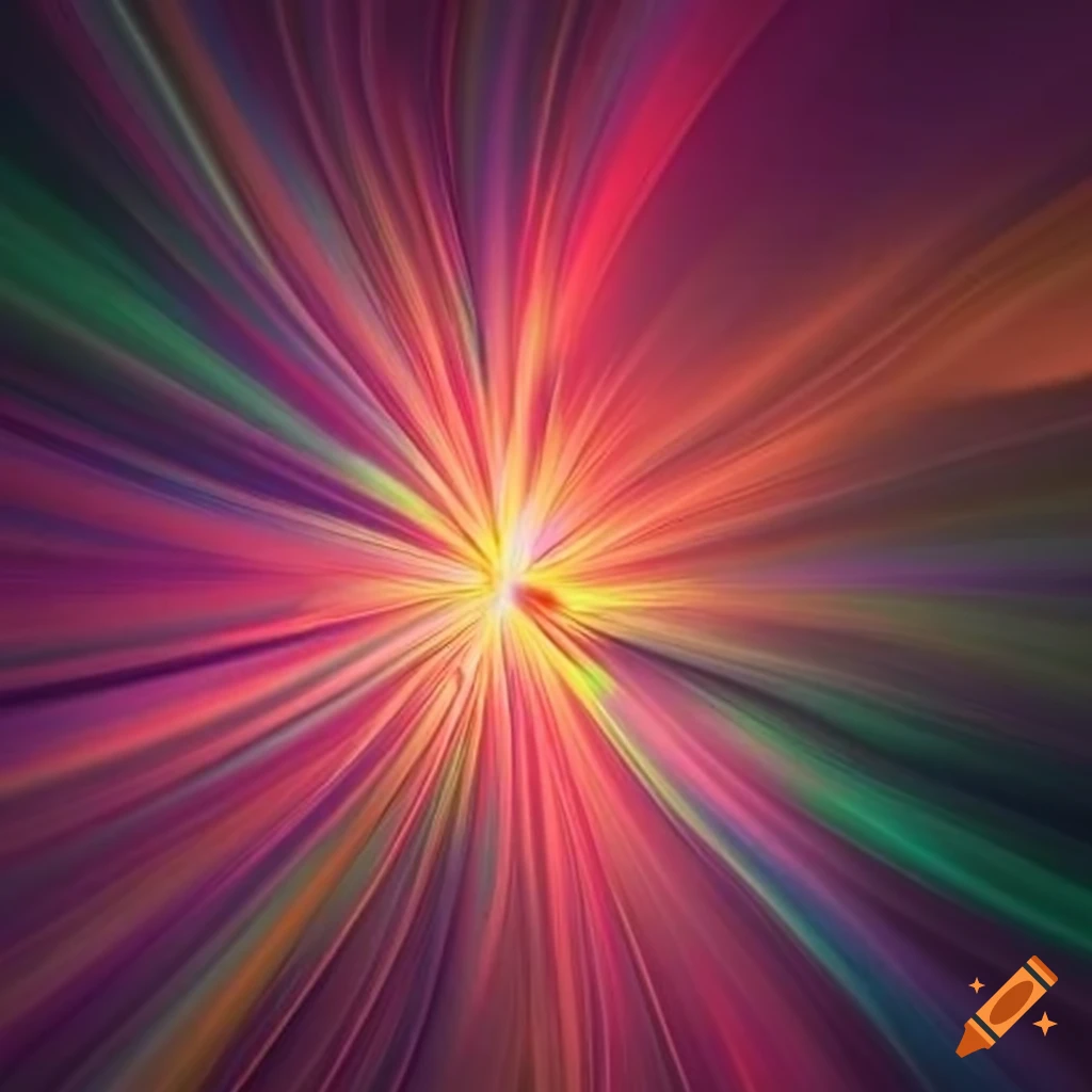 colorful abstract art with pink, orange, and light green tones