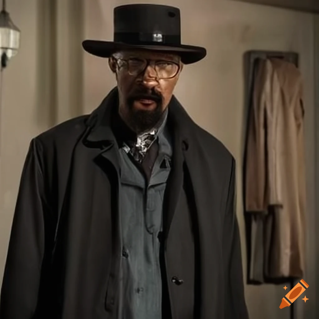 artistic depiction of a black Walter White