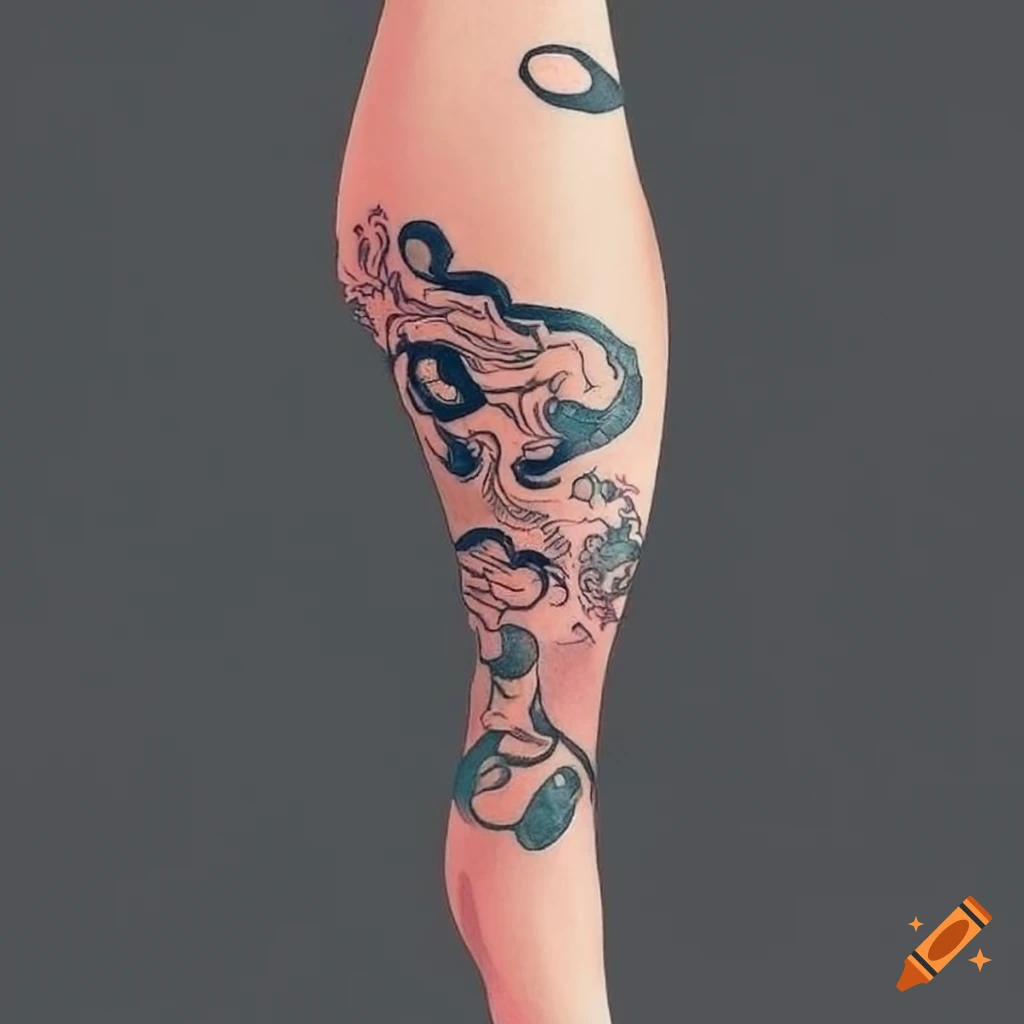 Two tides - More progress on mike's Japanese leg sleeve by... | Facebook