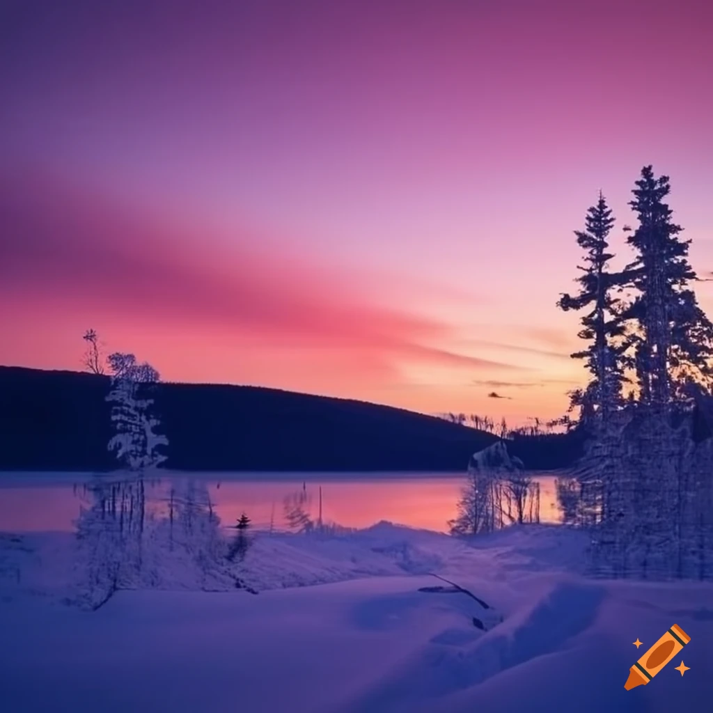 scenic view of Norrland, Sweden