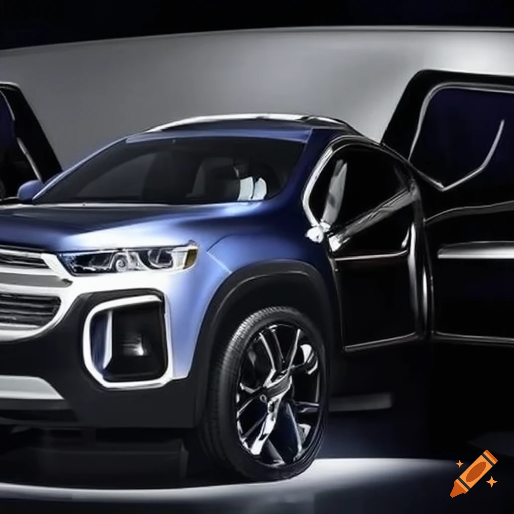 Concept art of chevrolet captiva transformed into a robot on Craiyon