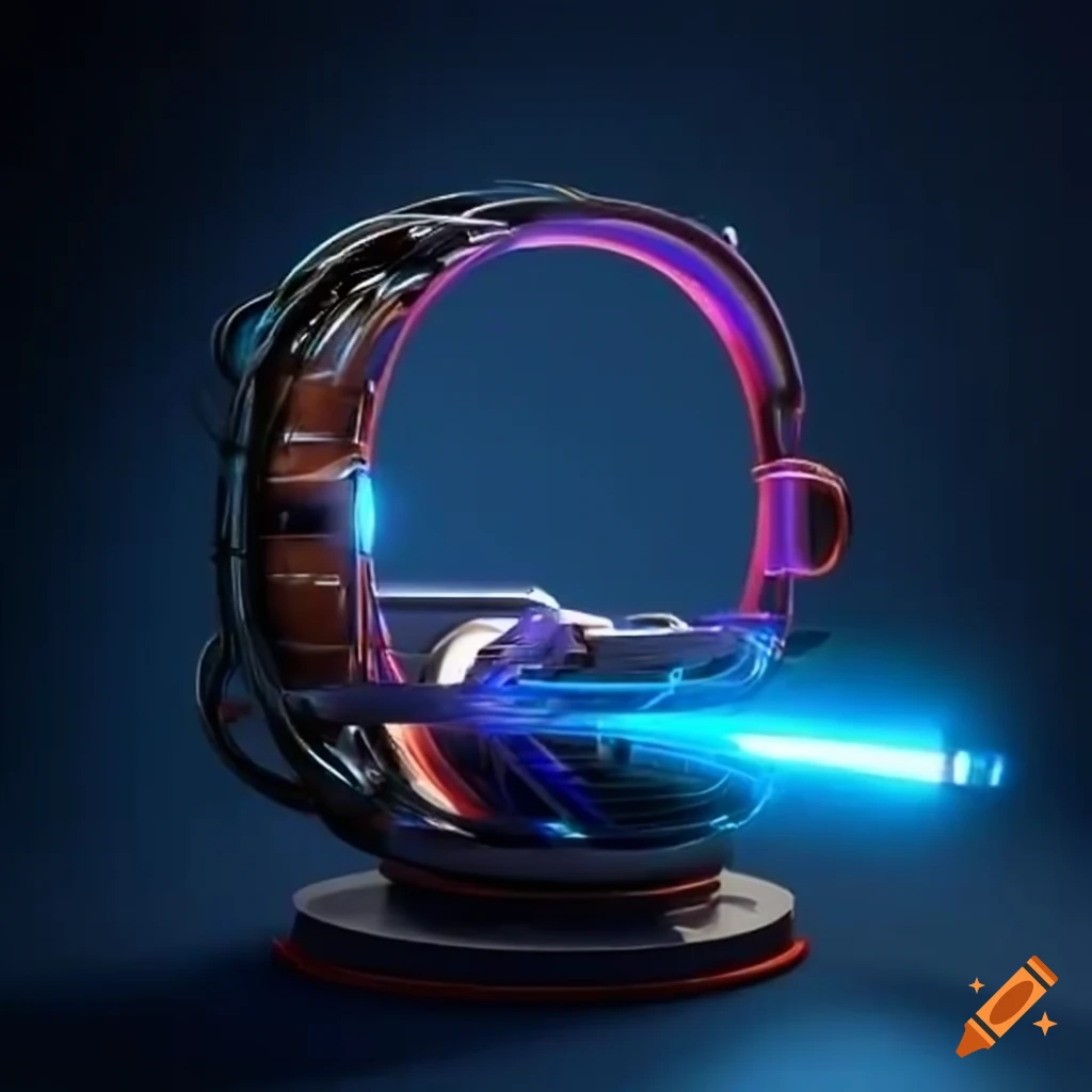 Cyberpunk Science Fiction Component With Wires And Lenses On Craiyon