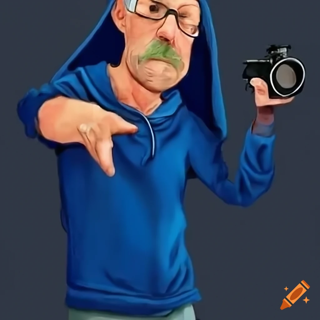cartoon-representation-of-a-middle-aged-man-with-a-camera-on-craiyon