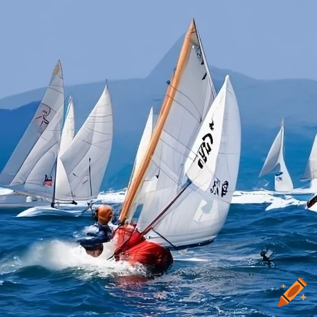 Albacore sailing dinghy regatta