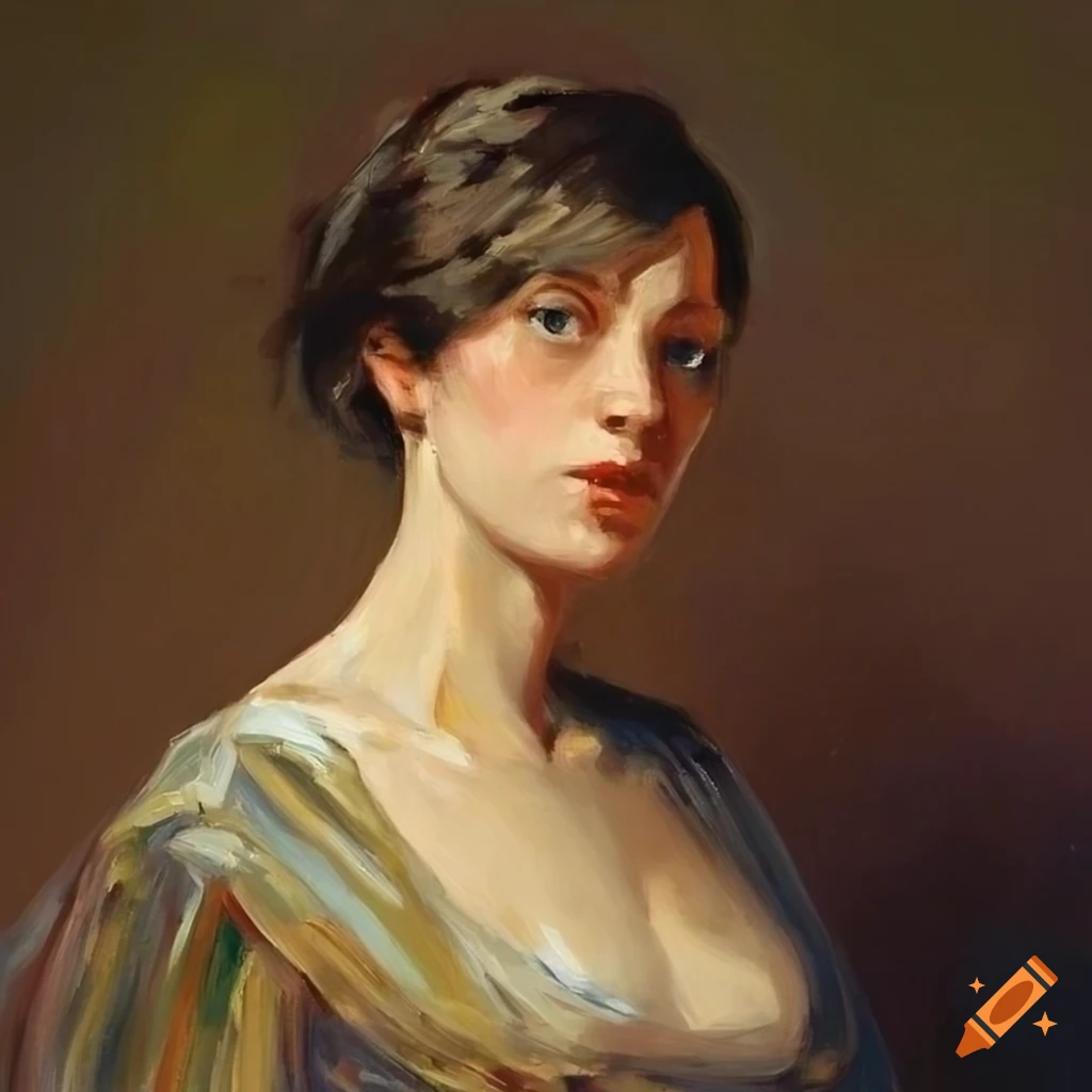 impressionist painter at a gala dinner