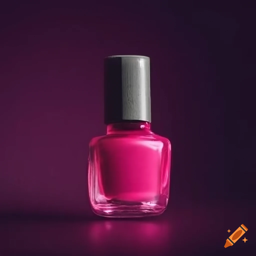 Pink Nail Polish In A Vintage Glass Bottle On Craiyon pink-nail-polish-in-a-vintage-glass-bottle-on-craiyon