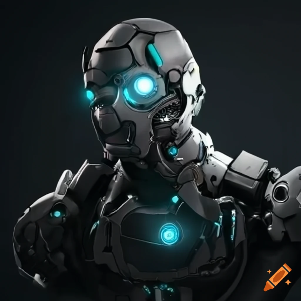 concept art of a futuristic cyborg