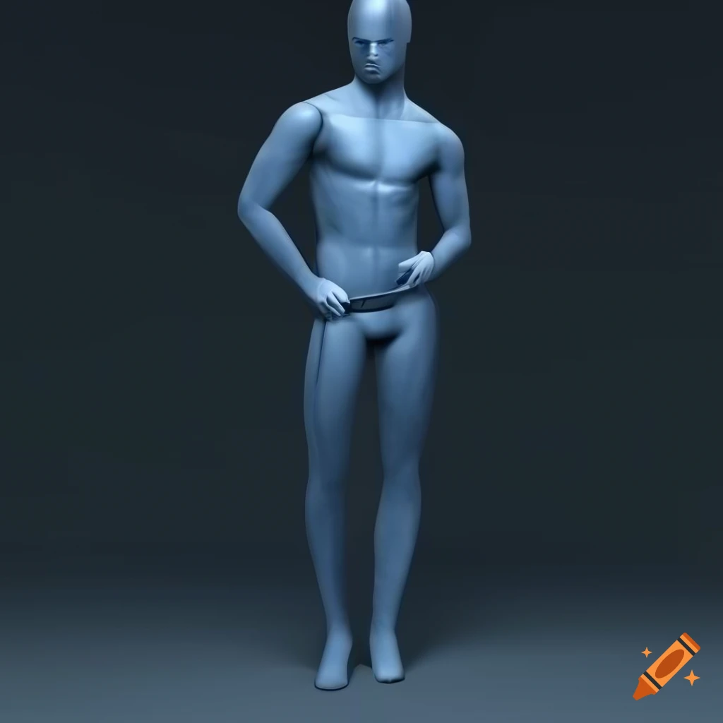 Natural Male in 3 Modeling Poses Base Mesh by valeriik | 3DOcean