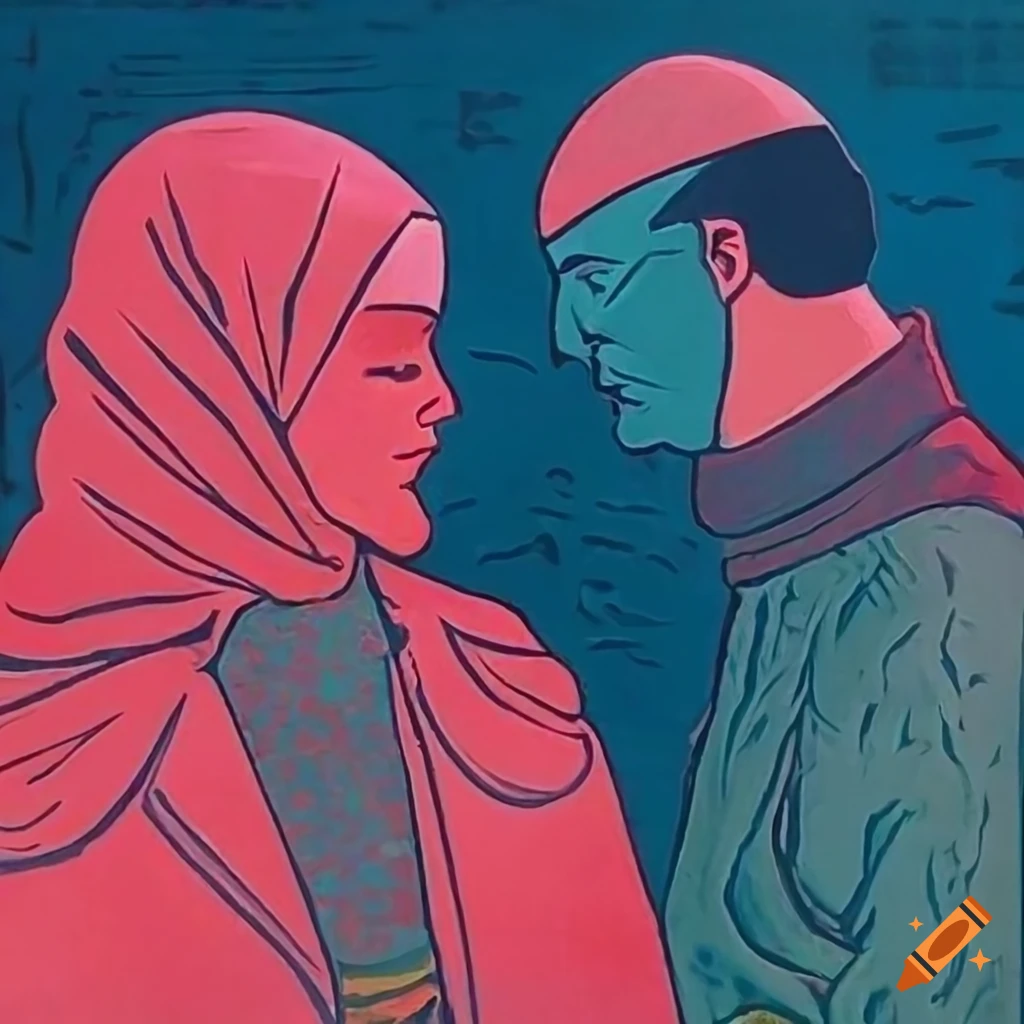 Color lino prints with aesthetic appeal on craiyon