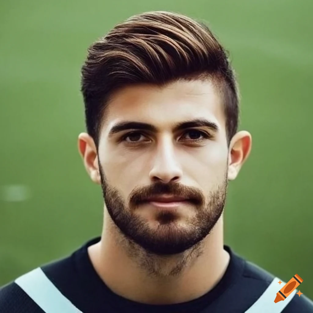 Portrait of a turkish football player