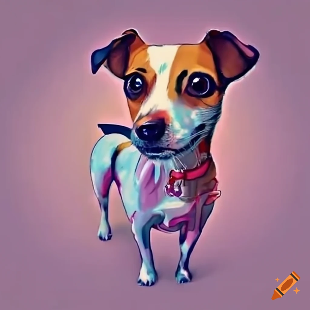 adorable jack russell rat terrier with big eyes