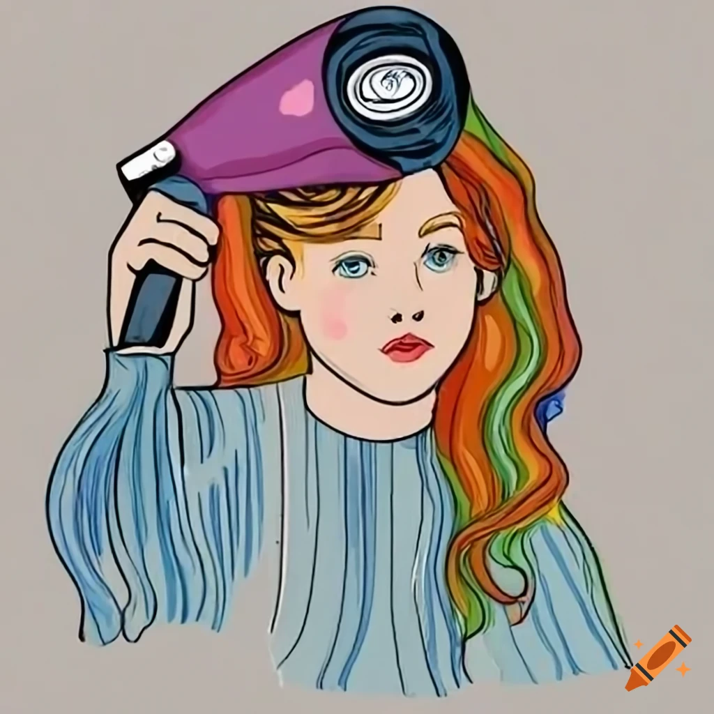 hair styling in the style of Renoir