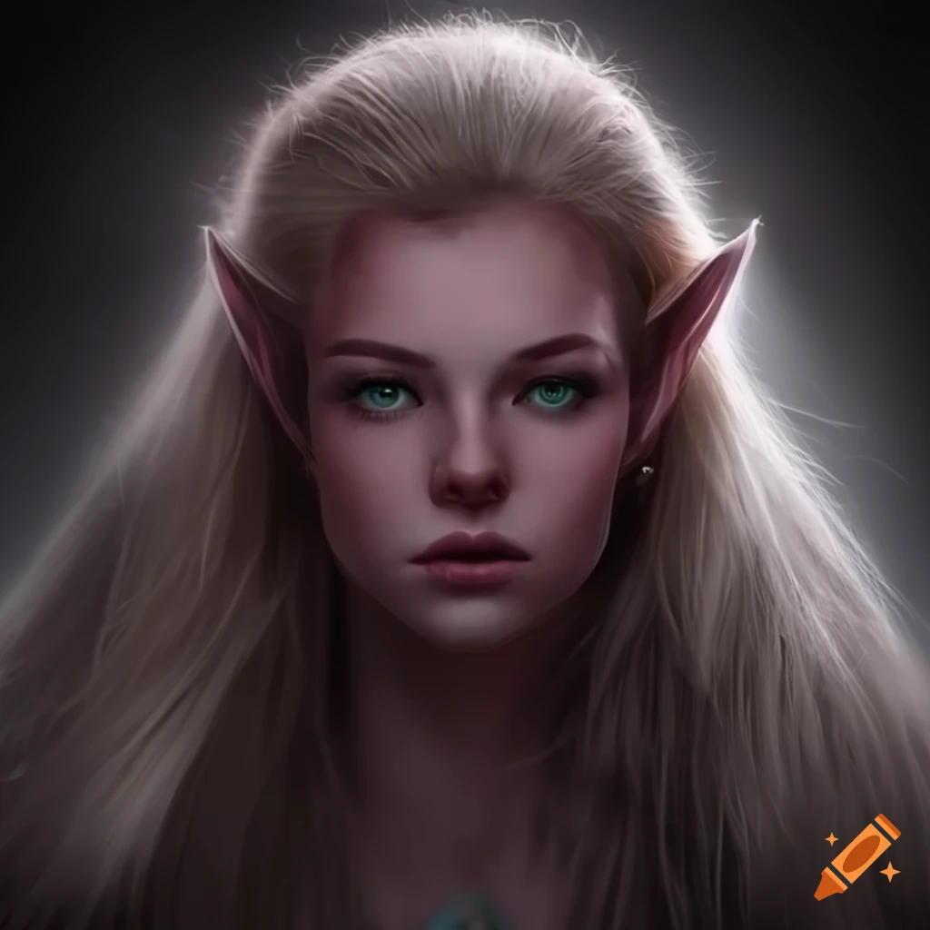 Photo of a beautiful young female elf