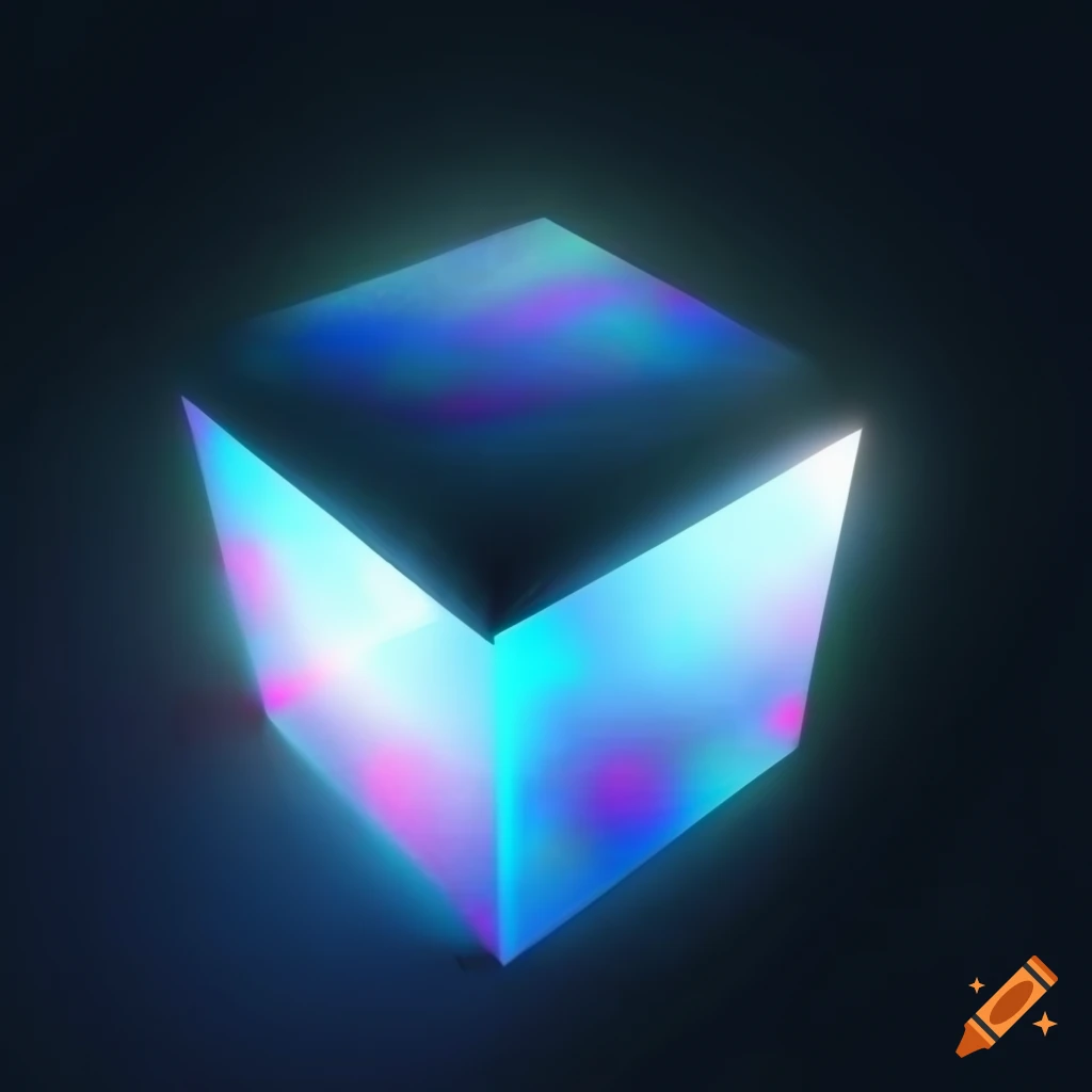 Icon Of A Colorful Cube In A Dark Void With Particles On Craiyon icon-of-a-colorful-cube-in-a-dark-void-with-particles-on-craiyon