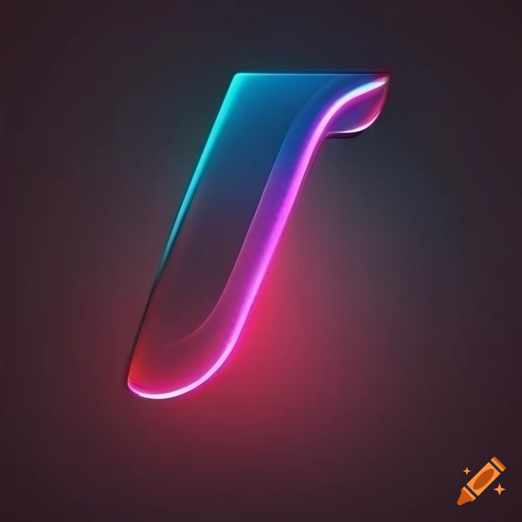 Futuristic Logo Design With Letter N On Black Background On Craiyon