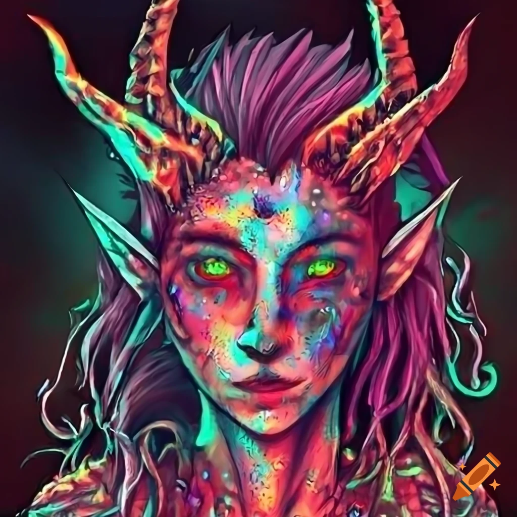 Digital Art Of A Half dragon Half emo Elf On Craiyon Digital Art Of A Half dragon Half emo Elf On Craiyon