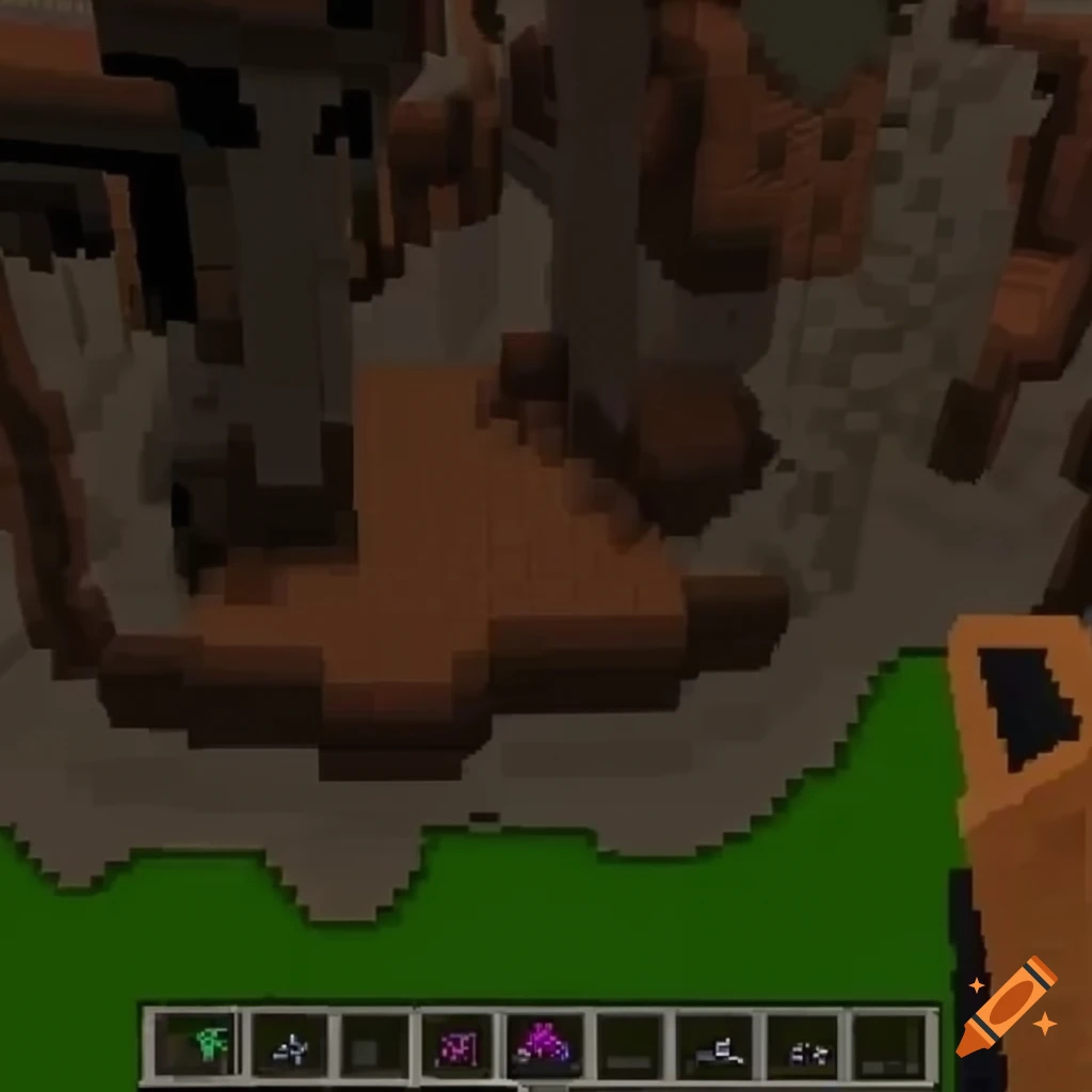 Pixelmon reforged realms logo on craiyon