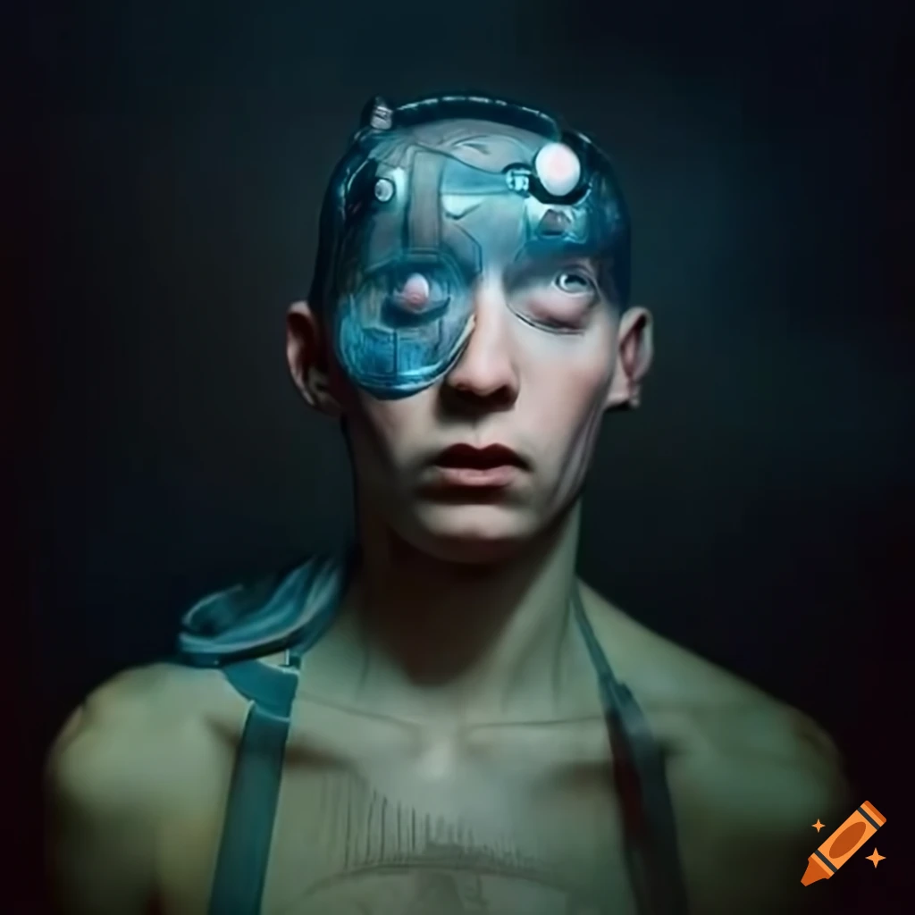 hyperrealism-artwork-of-soviet-era-cyborg-male-cashier-on-craiyon