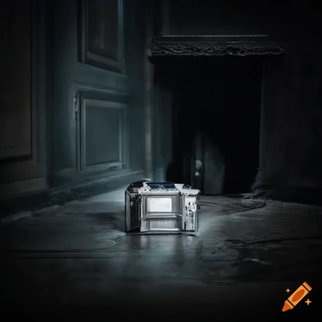image of a ticking bomb in a mysterious room