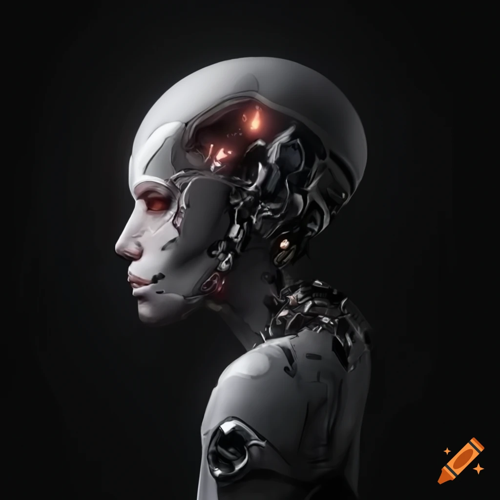 concept art of a futuristic cyborg