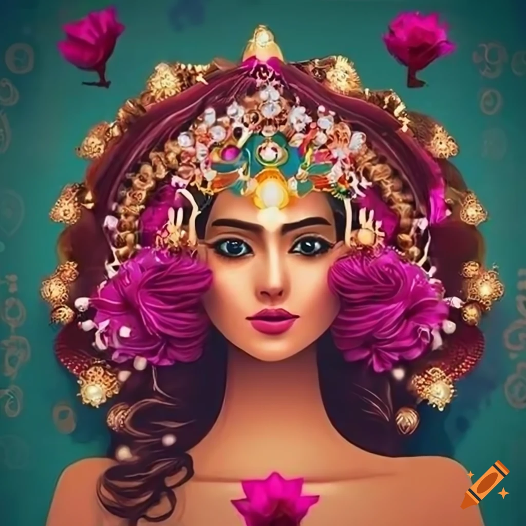 creative-poster-for-diwali-hair-accessories-on-craiyon