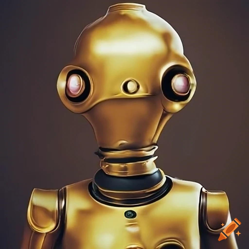image of a modified C3PO character