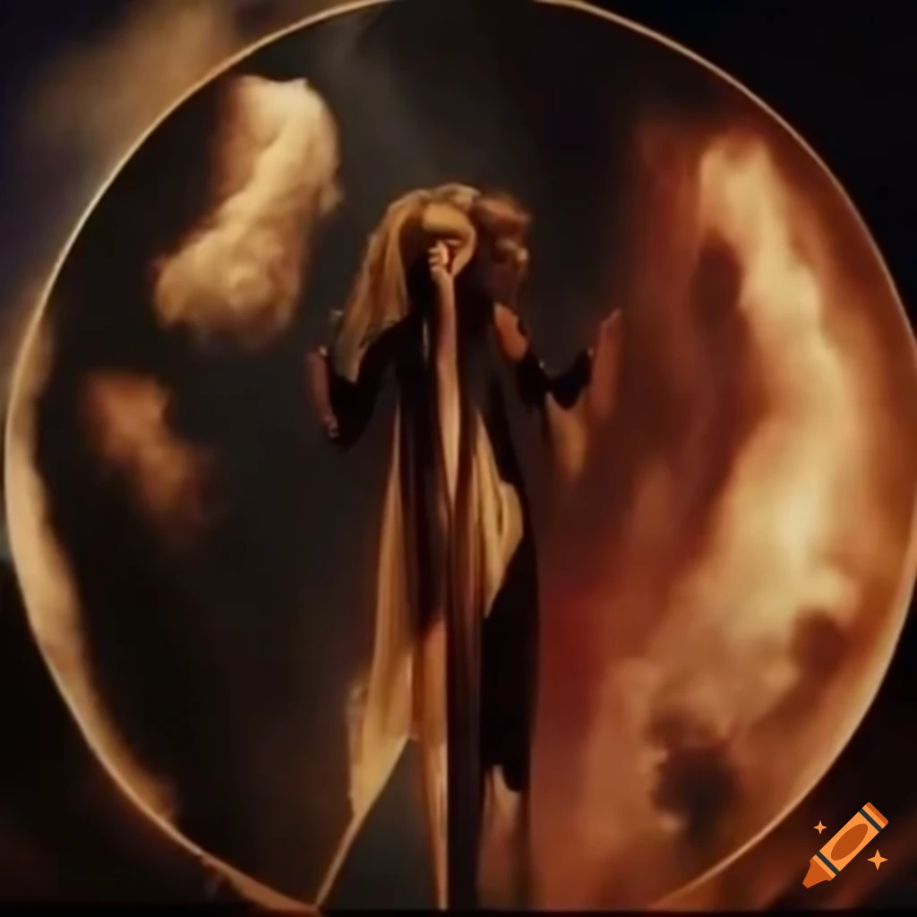 fusion artwork of Kanye West and Taylor Swift as biblical figures