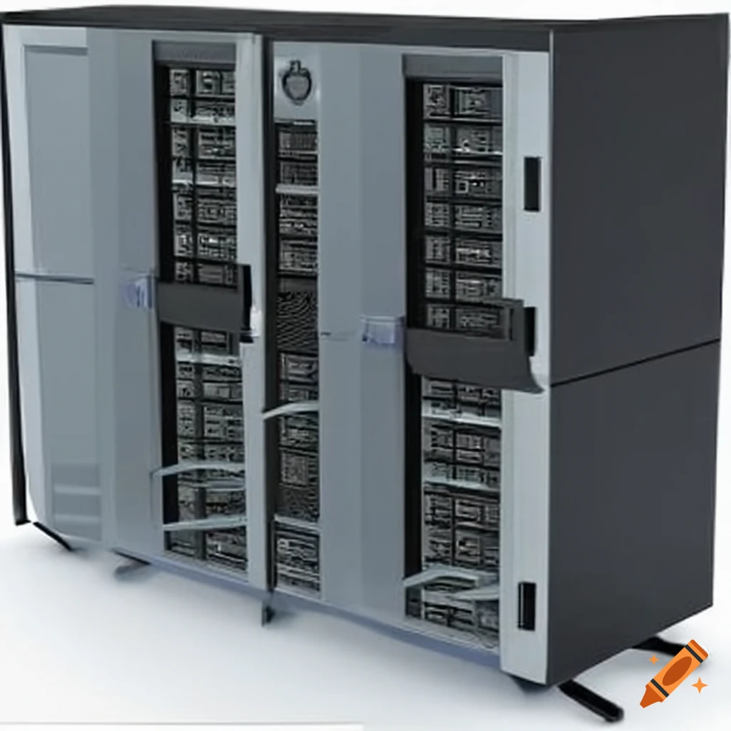 image of a server rack in a data center