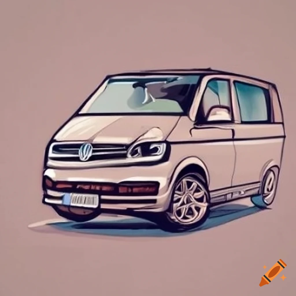 Sketch Of Vw T5 On Craiyon