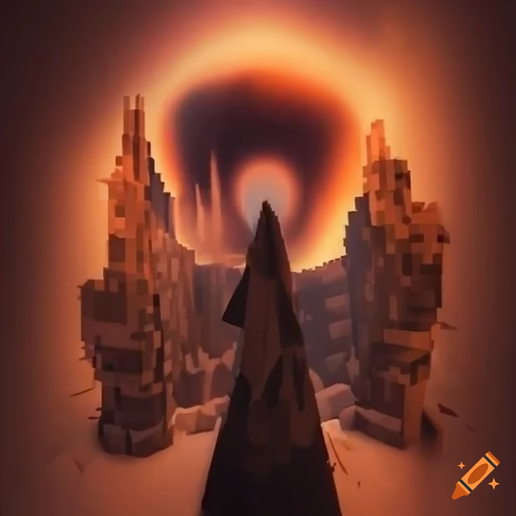 Bedrock smp adventures logo on Craiyon