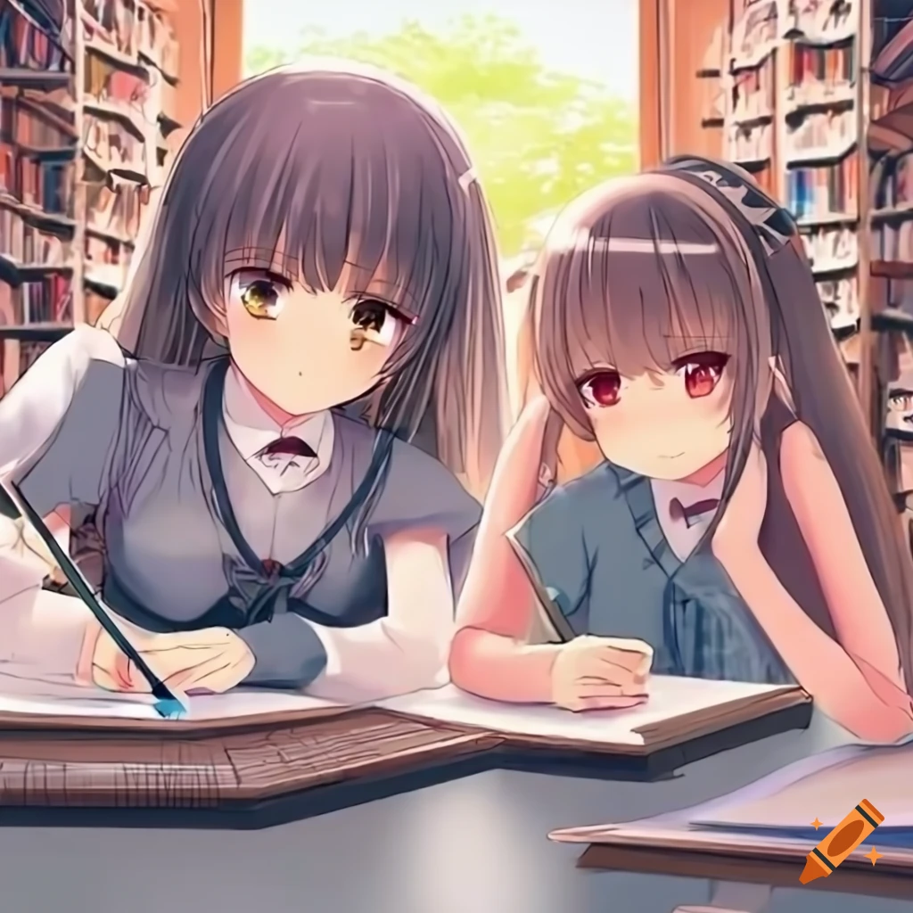 Anime-girl-studying-wallpapers 31150 1366x768 Copy by havolterro on  DeviantArt